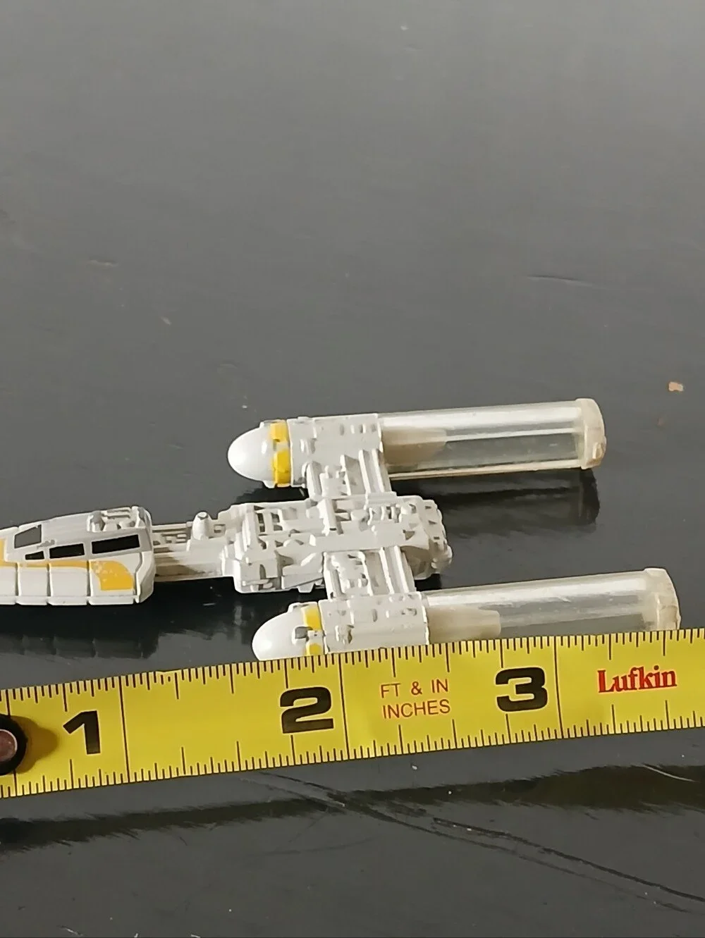 Hot Wheels Star Wars starships Millennium Falcon and a Y-Wing